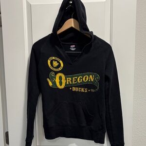 Oregon Ducks V-Neck Hoodie